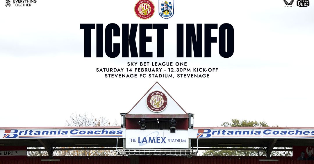 TICKETINFORMATIONEN: STEVENAGE (A)