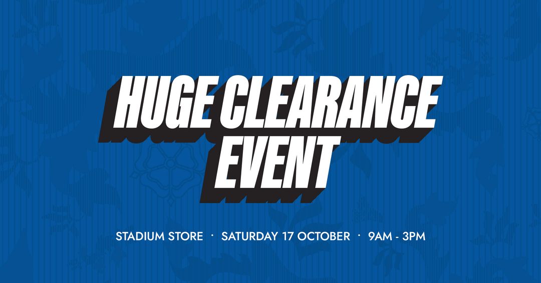 ABVERKAUF IN UNSEREM CLUBSHOP AM SAMSTAG