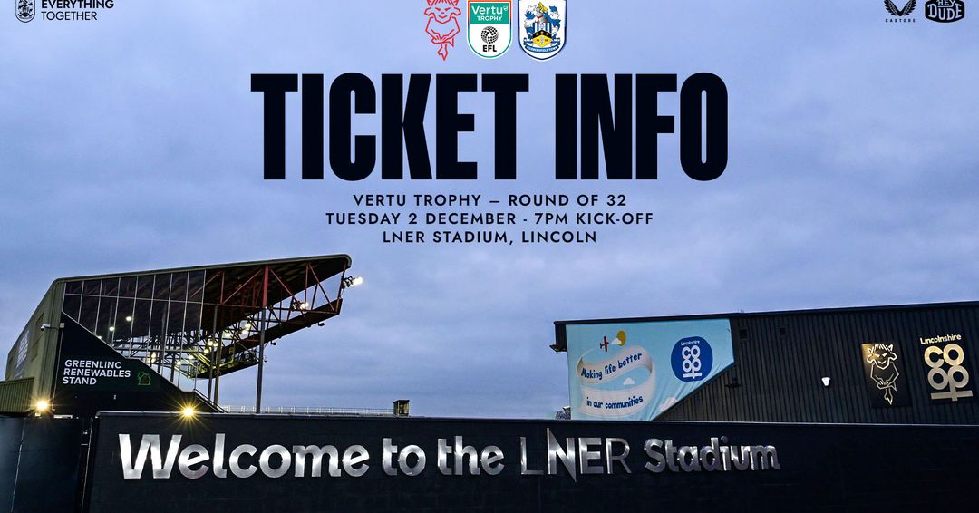 Ticketinformationen: Lincoln City (A) Vertu Trophy