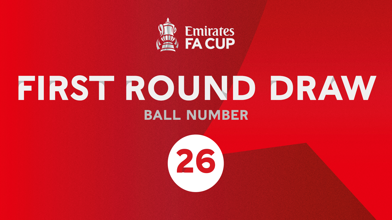 2024/25 FA CUP FIRST ROUND DRAW LATER TODAY